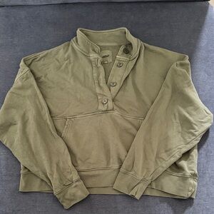 Aerie Sage Green Baggy Sweater